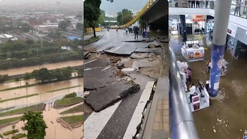 Fuertes lluvias en Medellín causaron