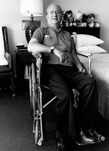 Larry Fine paso sus últimos años en un hospital (Foto: Reuters)