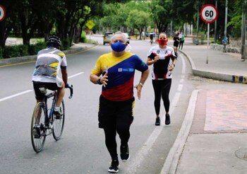 Nuevo protocolo para la práctica de actividad física, actividades recreativas y deportivas. Foto cortesía del Ministerio del Deporte.