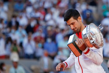El serbio sueña con regresar a Roland Garros en busca de su Grand Slam número 21 (Foto: Reuters)