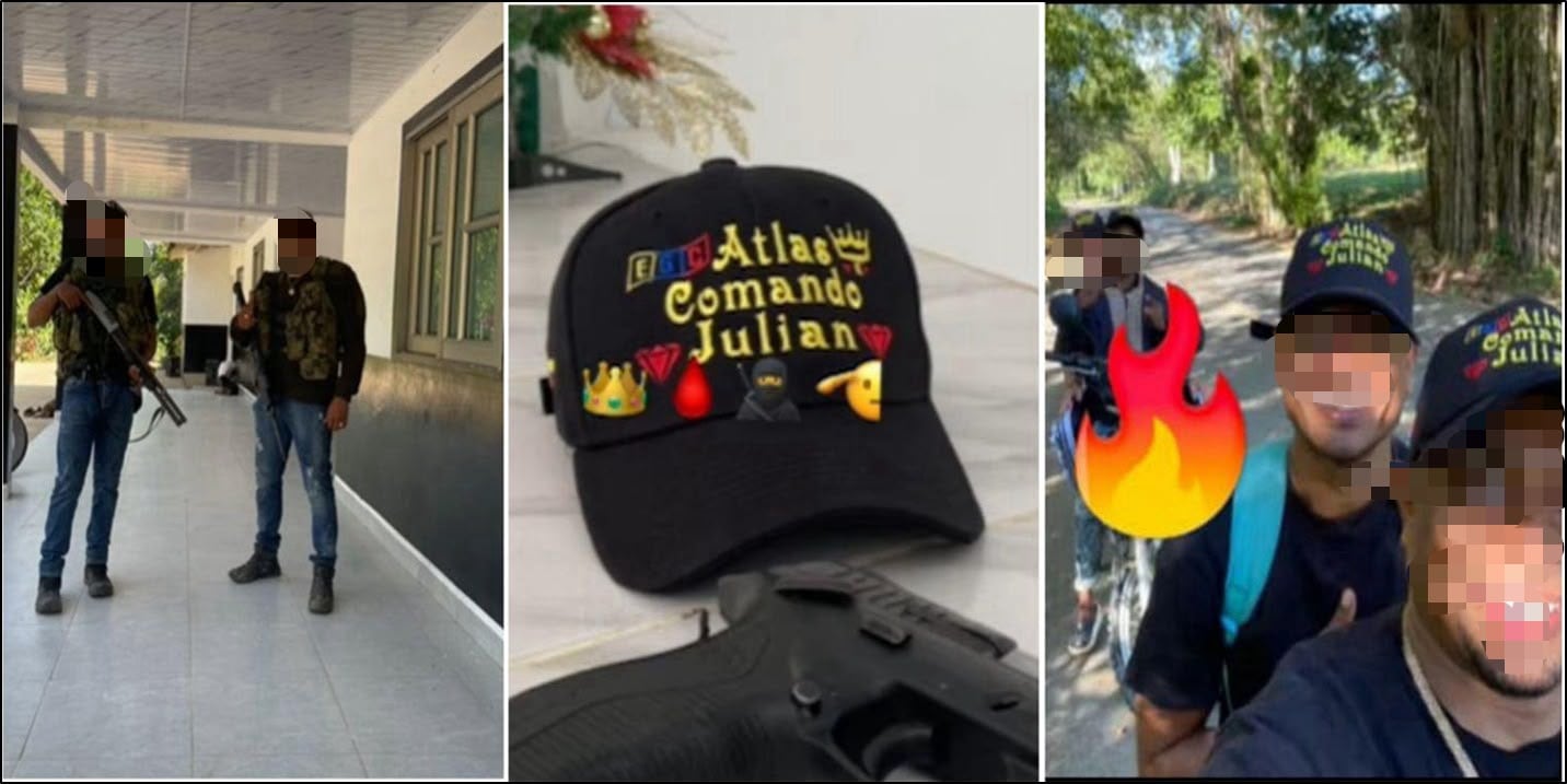 La Armada atribuye a alias Julián extorsión, constreñimiento, amenazas en redes sociales y presión contra habitantes, ganaderos y comerciantes de los Montes de María - crédito Armada de Colombia