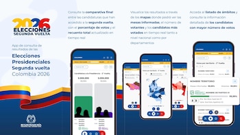 Resultados de la segunda vuelta presidencial en Colombia: así funciona la ‘app’ que habilitó la Registraduría para consultarlos en línea