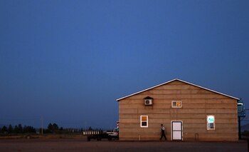 Vista de una casa en