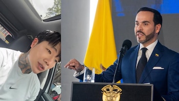 Zion Hwang agradeció a De la Espriella tras solicitarle la nacionalidad colombiana: “Presidente, lo quiero mucho”
