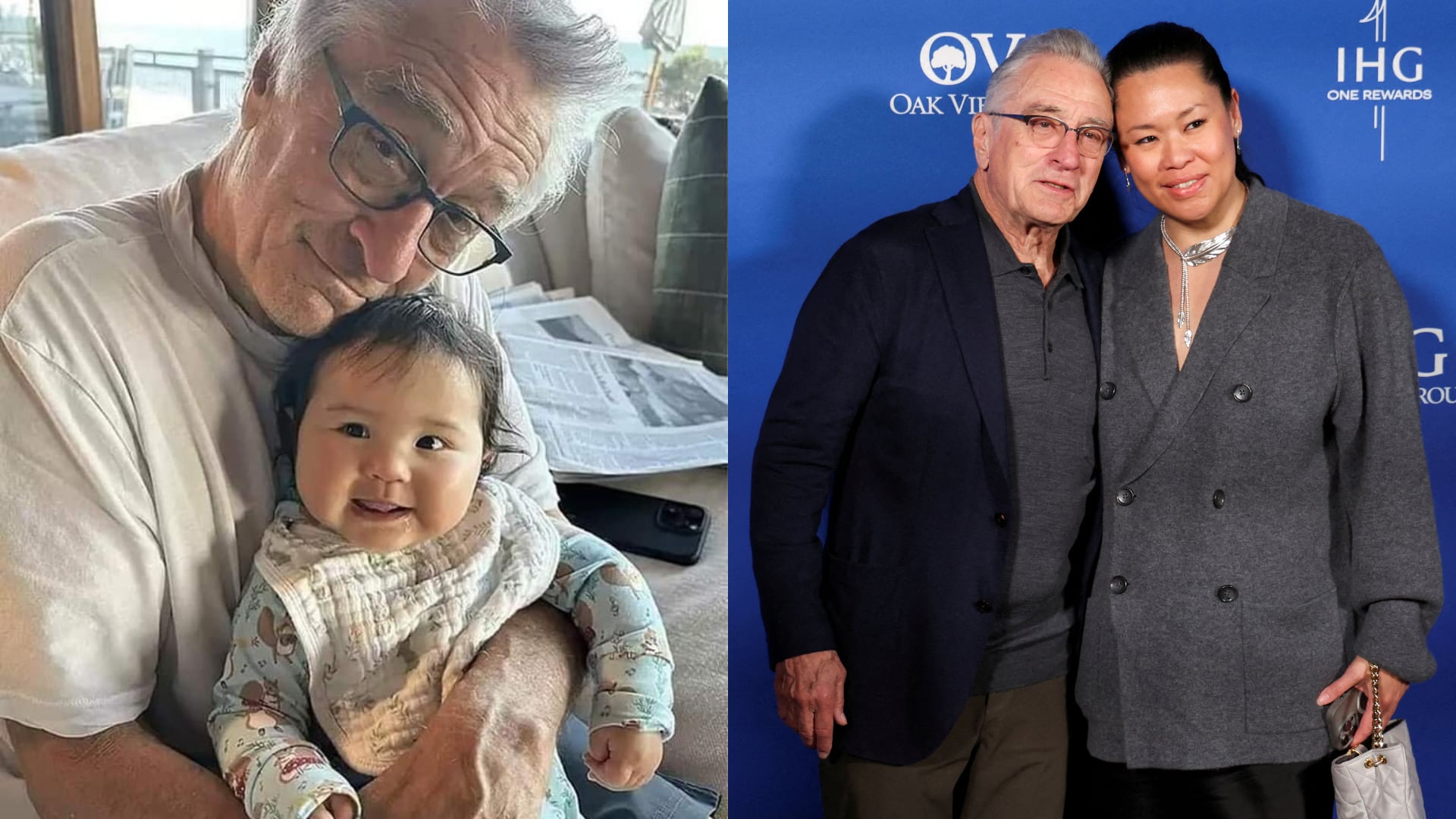 Robert De Niro dedica parte de sus mañanas a su hija menor, Gia, en una rutina familiar alejada de las alfombras rojas (Twitter/@@porqueTTarg/ REUTERS/Mario Anzuoni)