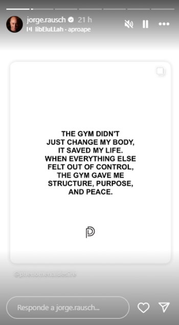 El mensaje motivacional de Rausch