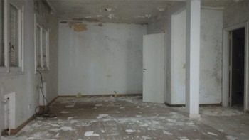 Así estaba el ex hotel,