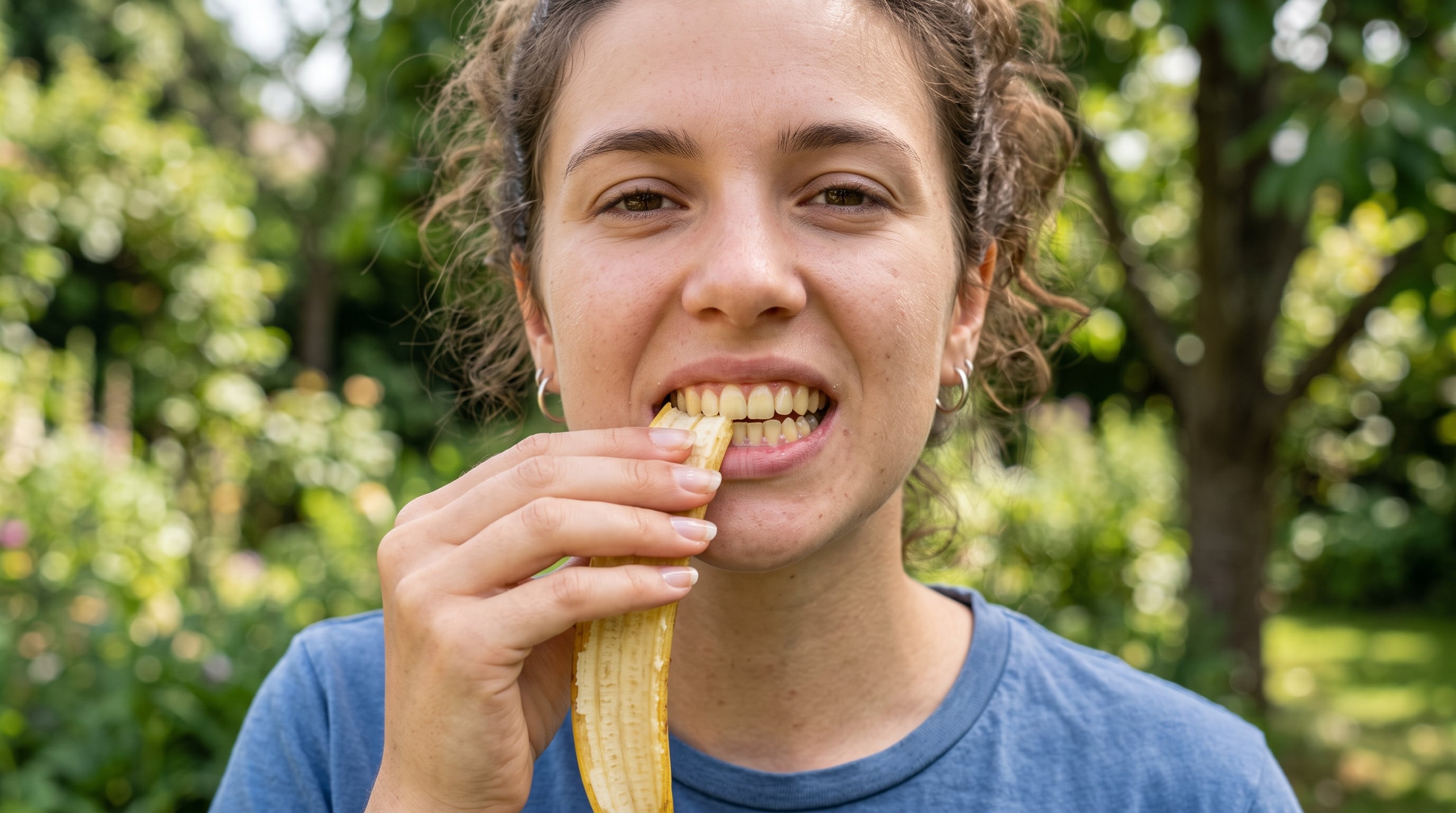 Los vídeos que promocionan la cáscara de plátano suelen mostrar una rutina sencilla. (Imagen Ilustrativa Infobae)