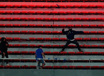 Un hincha de la U