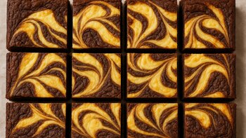 Receta de brownies con queso