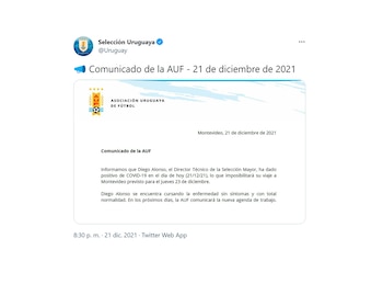 diego alonso con covid