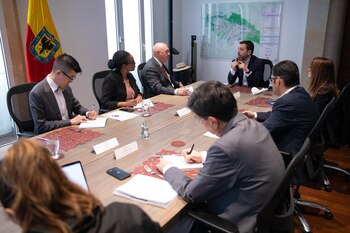 El alcalde de Bogotá, Carlos