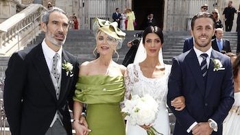 Ingrid Sanz e Iliès Hassaine se dan el 'sí, quiero' en la misma iglesia donde se casaron Fernando Sanz e Ingrid Asensio