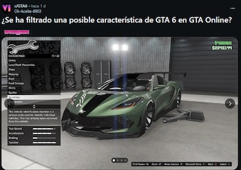 Un nuevo sistema de robo de autos en GTA Online podría implementarse en GTA 6. (Reddit)