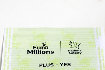 Detail on a EuroMillions lottery ticket is seen in this illustration photo taken in Dublin, Ireland, June 6, 2025. REUTERS/Clodagh Kilcoyne/Illustration