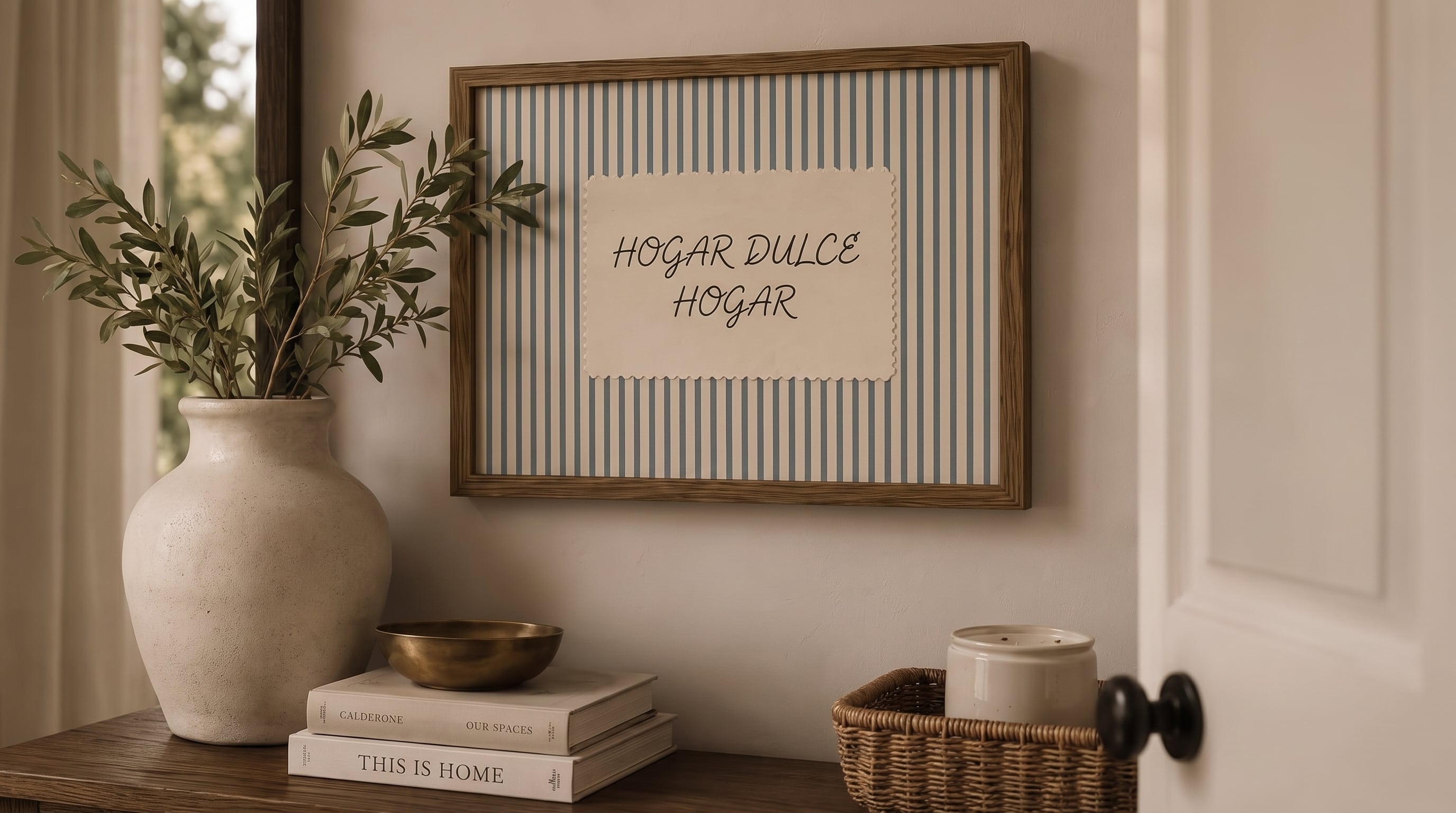 Las diseñadoras recomiendan reemplazar los carteles con frases por colores, texturas y materiales que transmitan una intención decorativa. (Imagen Ilustrativa Infobae)
