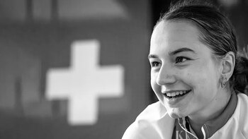 Muriel Furrer, ciclista suiza. (Unión