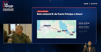 La banda armada haitiana más cercana a República Dominicana se ubica a más de 26 kilómetros de la frontera, en la zona de Ganthier. (Foto cortesía Presidencia República Dominicana)