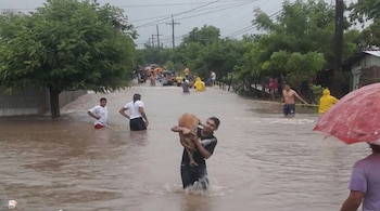 Al menos 150 familias resultaron afectadas por las lluvias y marejadas registradas en Marcovia. (FOTO: Choluteca.net)