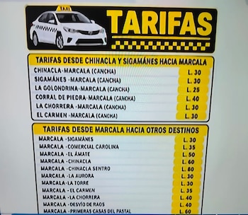 En Marcala, La Paz, dirigentes del transporte anunciaron aumentos en las tarifas de varias carreras debido al encarecimiento de los combustibles y los repuestos. (Foto: Cortesía)
