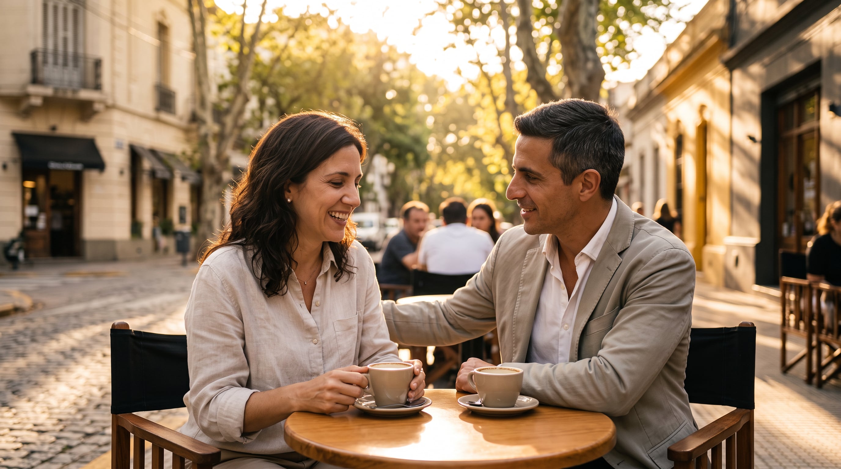 Diego logró contactar con Sandra, hablar con ella y tomar un café a la vuelta de la embajada (Imagen Ilustrativa Infobae)