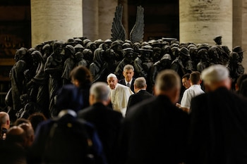 El Papa Francisco destacó por su profetismo arraigado en el corazón de Dios y su compromiso con los valores de la Iglesia. (REUTERS/Remo Casilli)