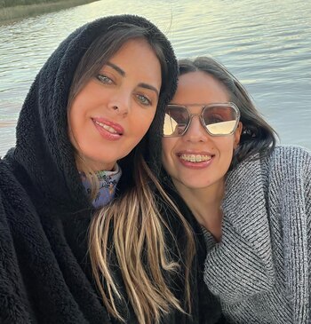 Silvina Luna junto a Eugenia