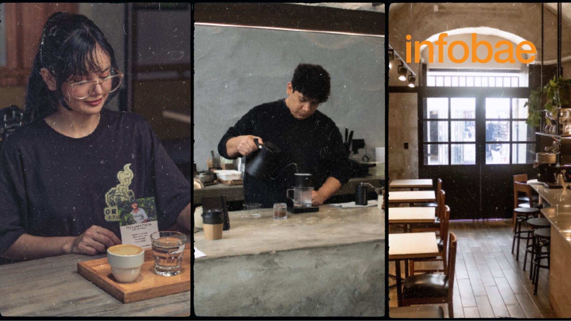 Locales de cinco regiones del Perú aparecen en la lista de las más destacadas del continente. La calidad del café, servicio al cliente e incluso las prácticas sostenibles fueron criterios de calificación del jurado internacional. (Foto: Composición - Infobae)