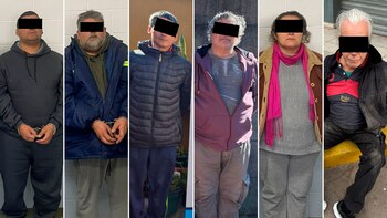 Los seis detenidos del caso: