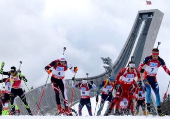 OSLO HOLMENKOLLEN, NORWAY - MARCH