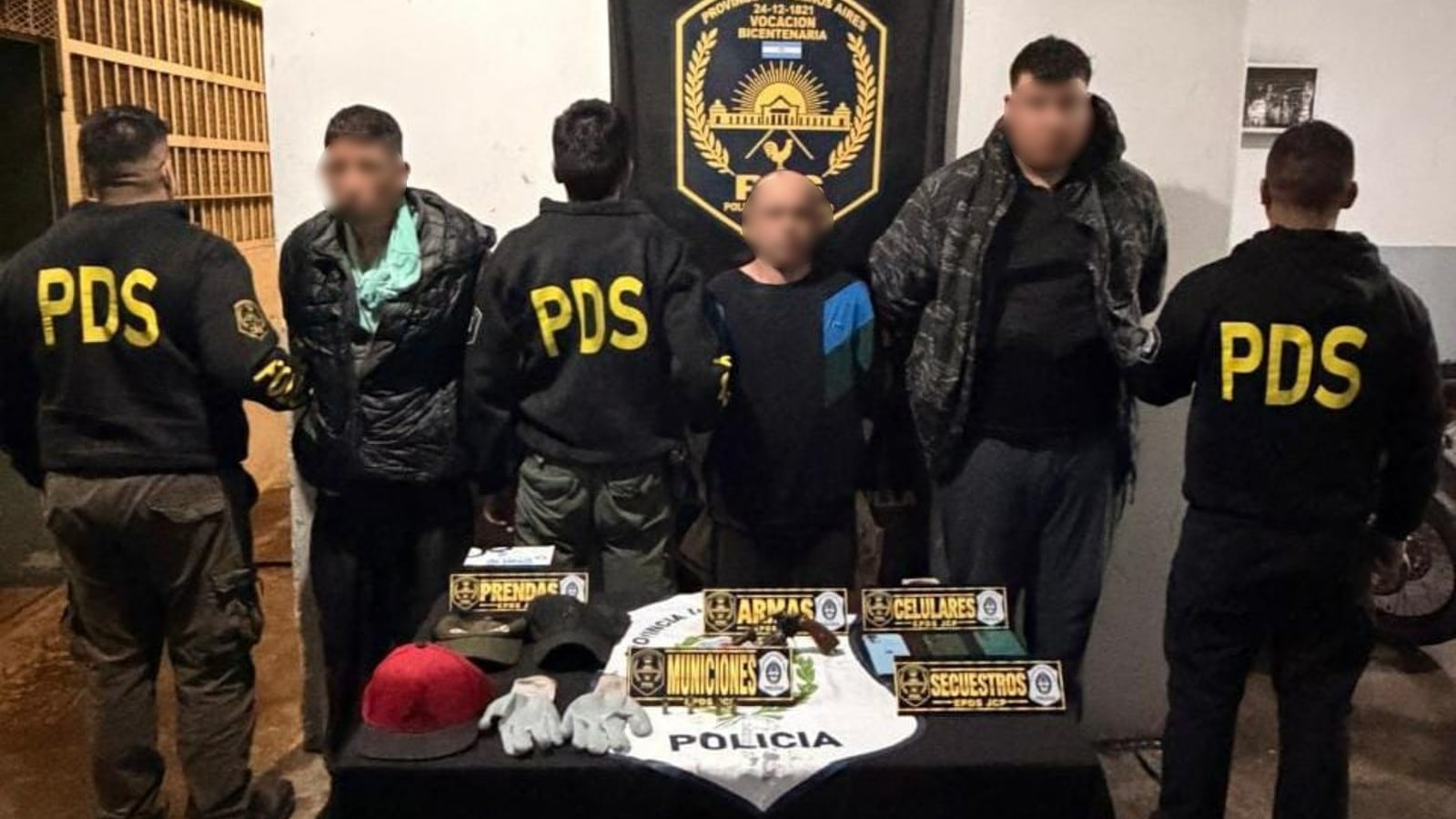 Tres detenidos por entraderas en José C. Paz: investigan cinco robos
