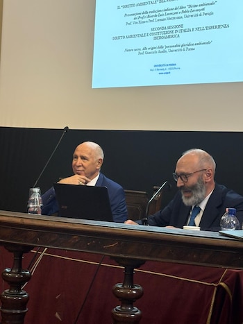 Destacan en Italia la obra ambiental de Ricardo Lorenzetti