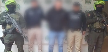 La captura se produjo en el municipio de Donmatías, Antioquia - crédito Policía Nacional de Colombia
