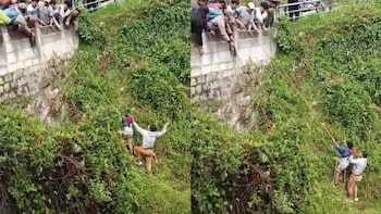 Niño es rescatado con vida