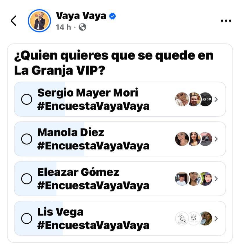 (Facebook: Vaya vaya)