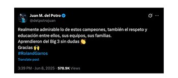 El link con Nadal, Djokovic