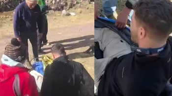 Turista extranjero sufrió grave accidente en la Montaña de Siete Colores y fue rescatado luego de quedar herido en Cusco