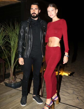 Tomás Eurnekian y Angie Landaburu