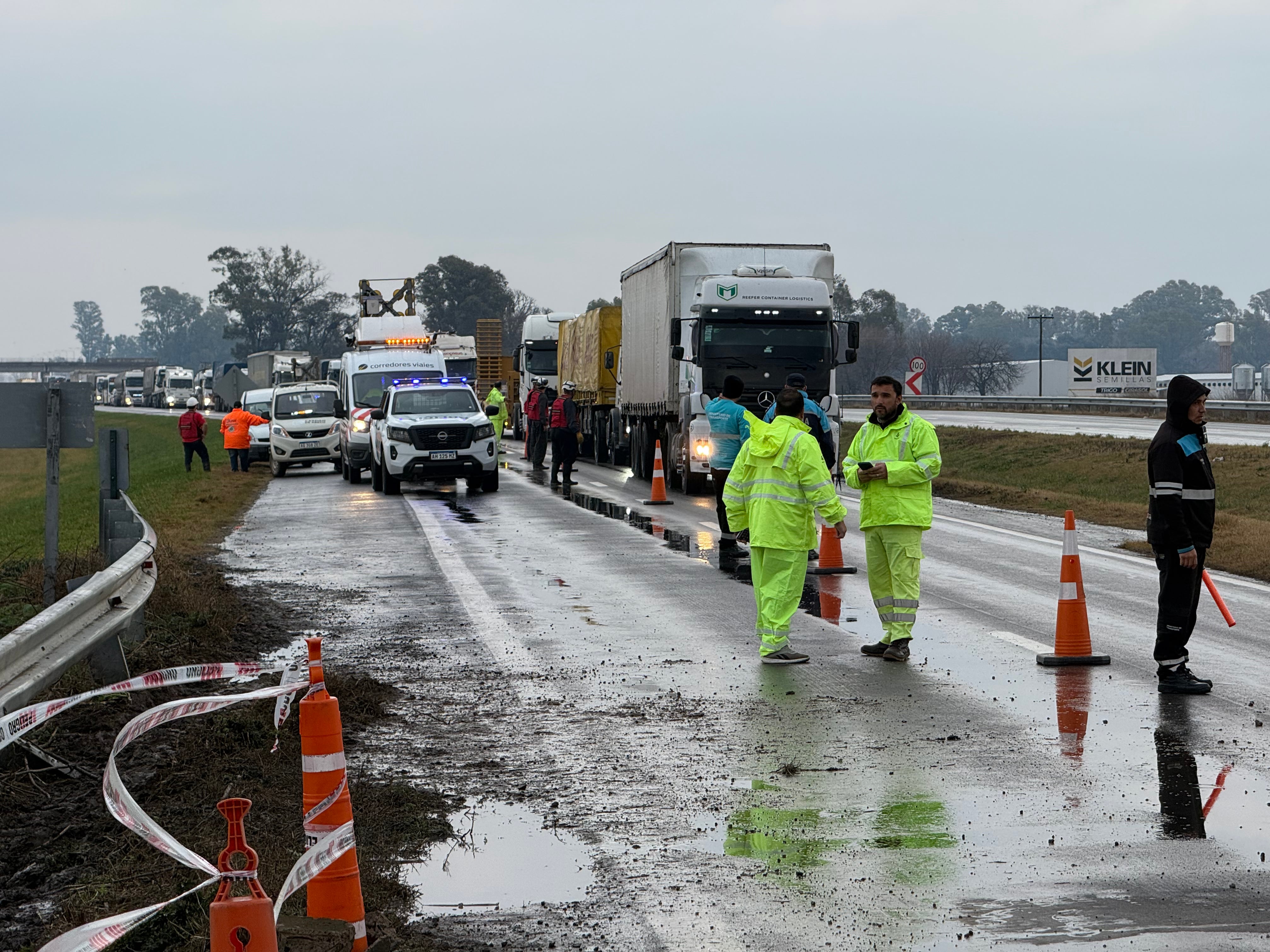 La ruta fue cortada (RSFotos)