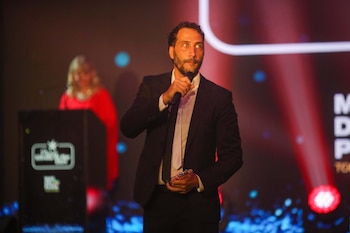 Luciano Cáceres ganó un premio