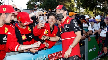 Ferrari's Monegasque driver Charles Leclerc
