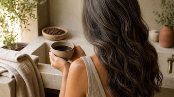 Cómo usar café para cubrir las canas de manera natural