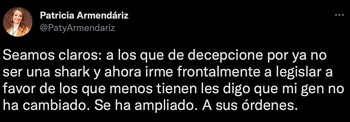 "Ya no soy shark", la