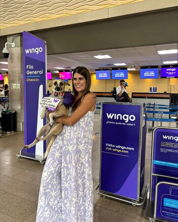 Aurora pudo viajar gracias a