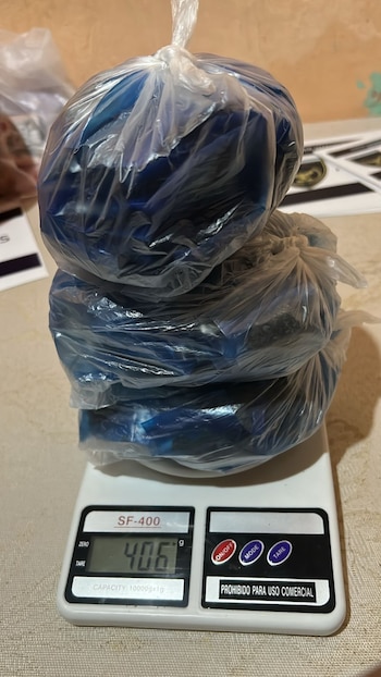 Parte de la marihuana confiscada.