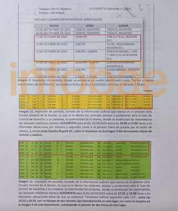 Sneyder Pinilla adjuntó informe con el que buscarían desvirtuarse sus declaraciones