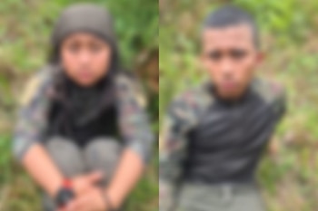 Dos menores reclutados por el