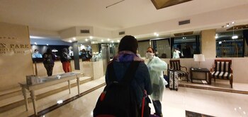 Ingreso en el hotel Feirs