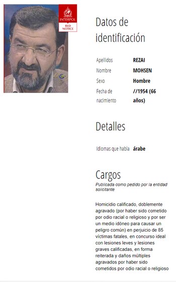 La alerta roja de Interpol