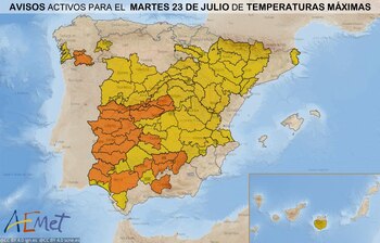 Mapa de alertas por altas